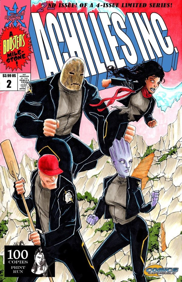 Achilles Inc #1 - 4 Complete Series BTC Shawn Langley X-Men Homage LTD 100