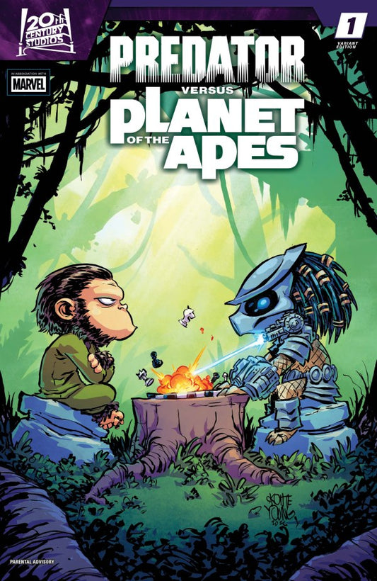 Predator vs. The Planet Of The Apes #1 Skottie Young