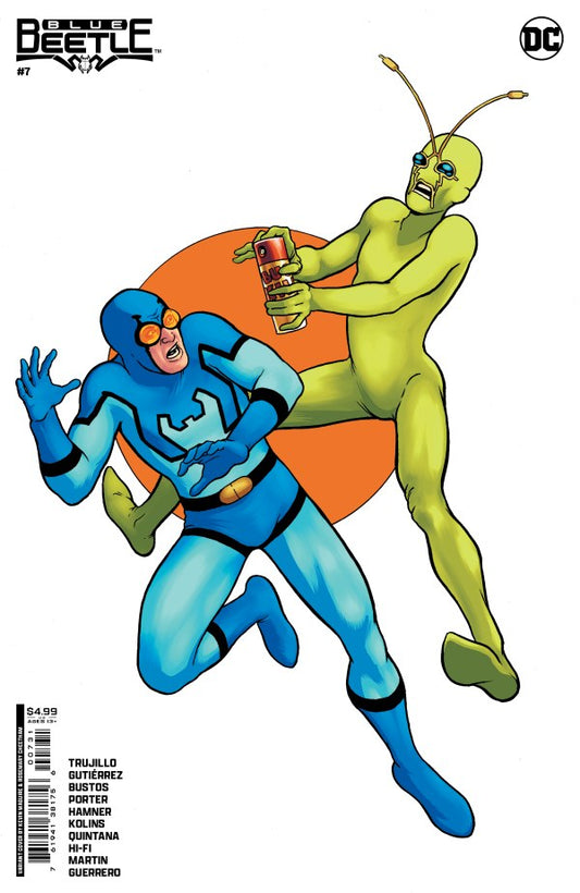 Blue Beetle (2024) #7 Cover B Kevin Maguire Card Stock Variant