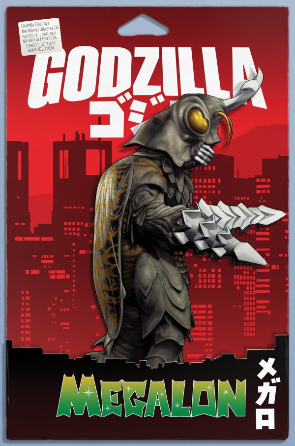 Godzilla Destroys The Marvel Universe #5 John Tyler Figure