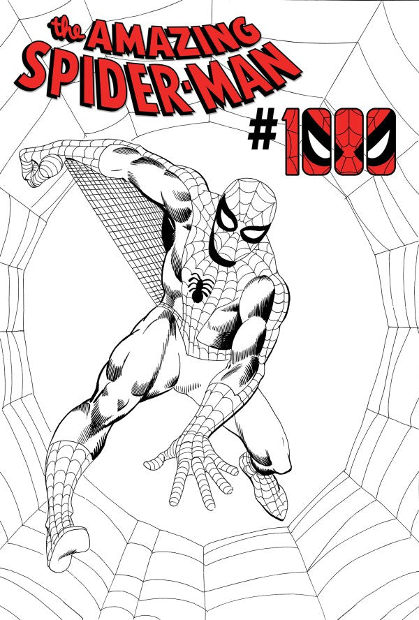 Amazing Spider-Man #1000 [1:50] Steve Ditko Black And White