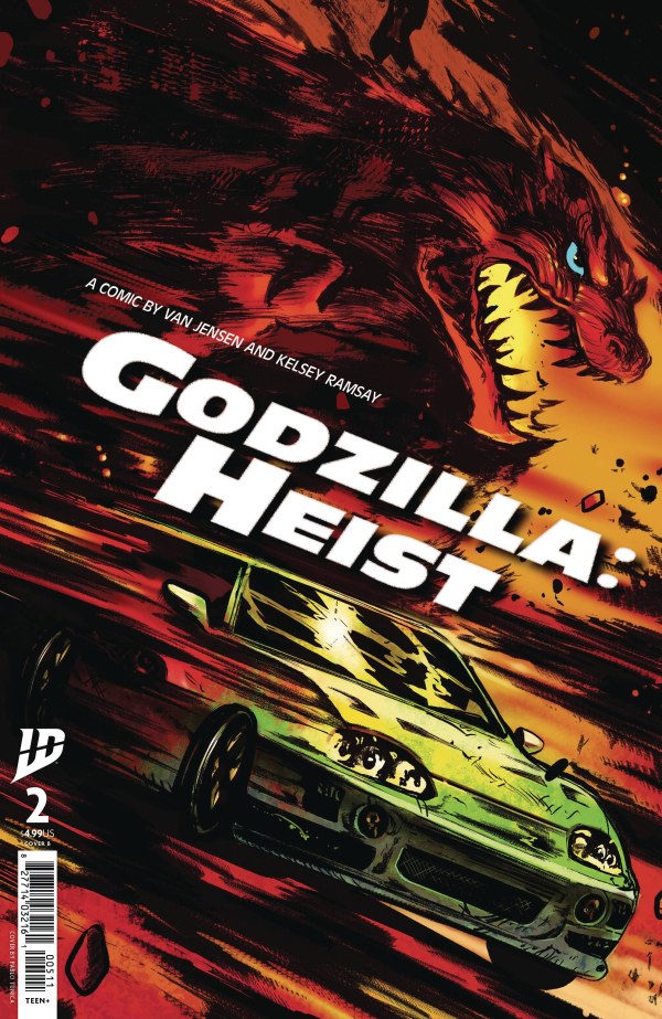 Godzilla: Heist #2 #3 #4 #5 Tunica Movie Poster Variant 4 Cover Set