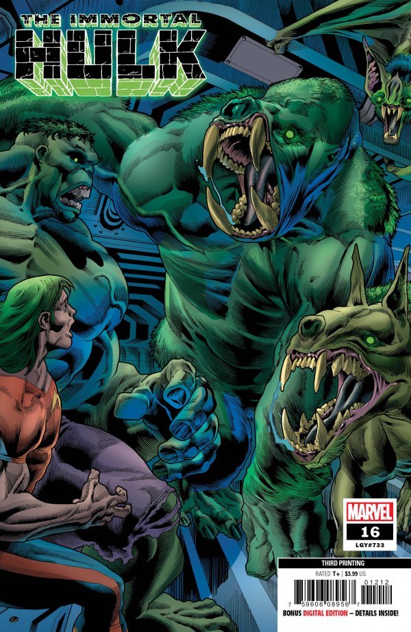 Immortal Hulk #16 Joe Bennet 3rd Print (05/29/19)