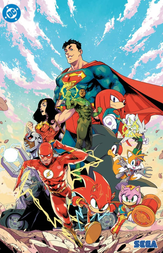 DC X Sonic The Hedgehog The Metal Legion #1 Cover E Pablo M Collar FOIL