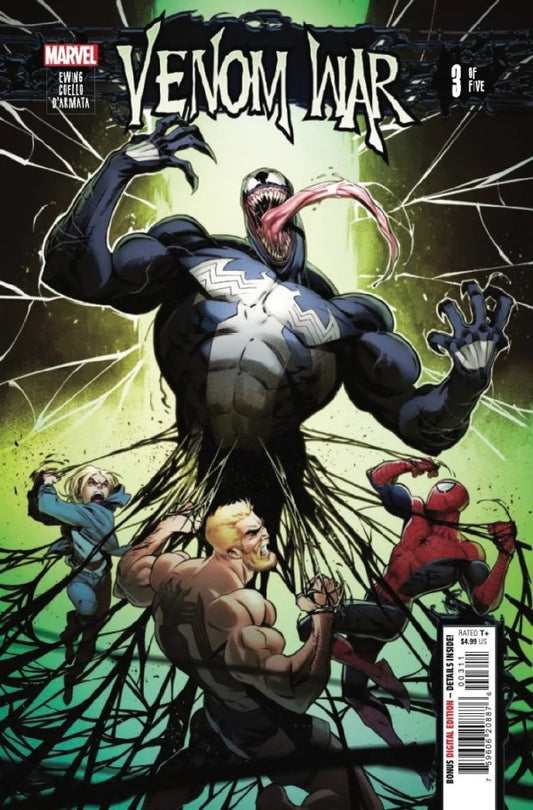 Venom War #3 Iban Coello Main