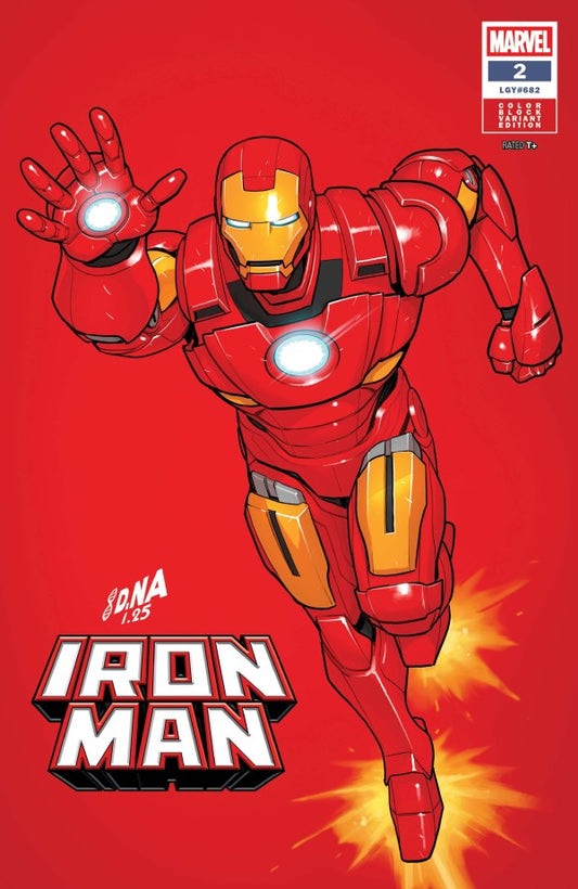 Iron Man #2 David Nakayama Color Block Red