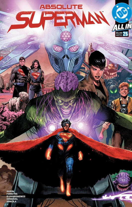 Absolute Superman #25 Cover A Rafa Sandoval Gatefold Triptych