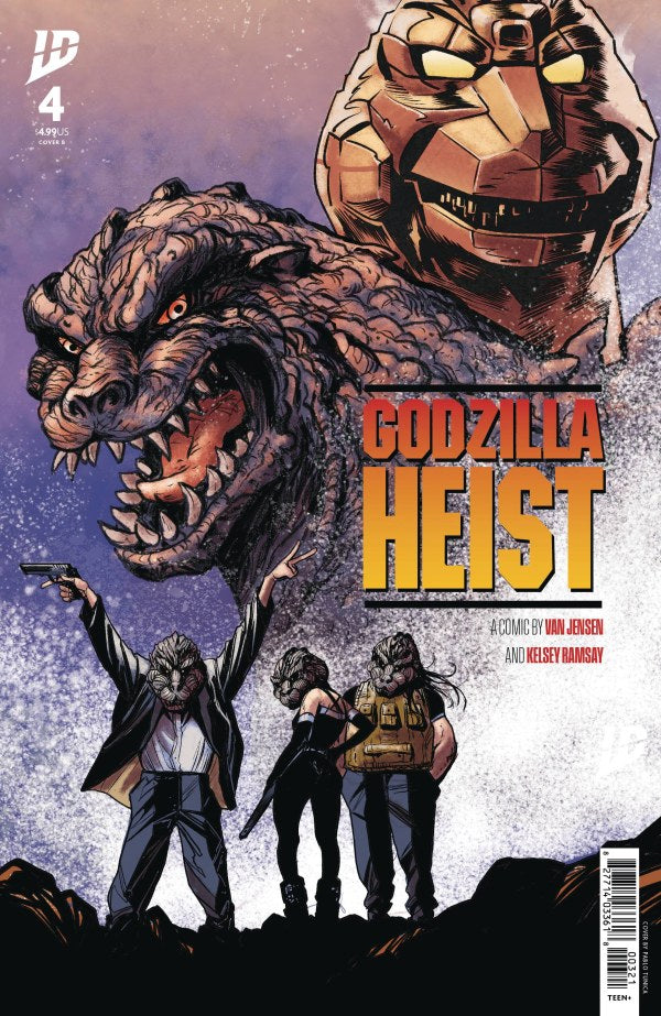 Godzilla: Heist #2 #3 #4 #5 Tunica Movie Poster Variant 4 Cover Set