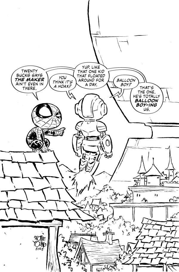 Ultimate Endgame #1 [1:100] Skottie Young B&W Virgin
