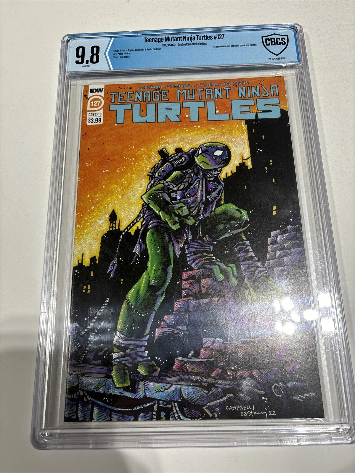 Teenage Mutant Ninja Turtles #127 Kevin Eastman Variant CBCS 9.8