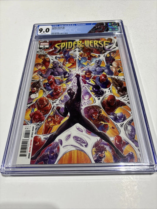Spider Verse #6 Dave Rapoza Main CGC 9.0 8 1st Appearance Low Print Run