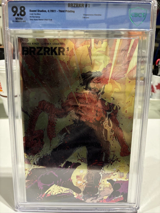 BRZRKR (Berzerker) #1 Dan Mora 3rd Print Foil CBCS 9.8