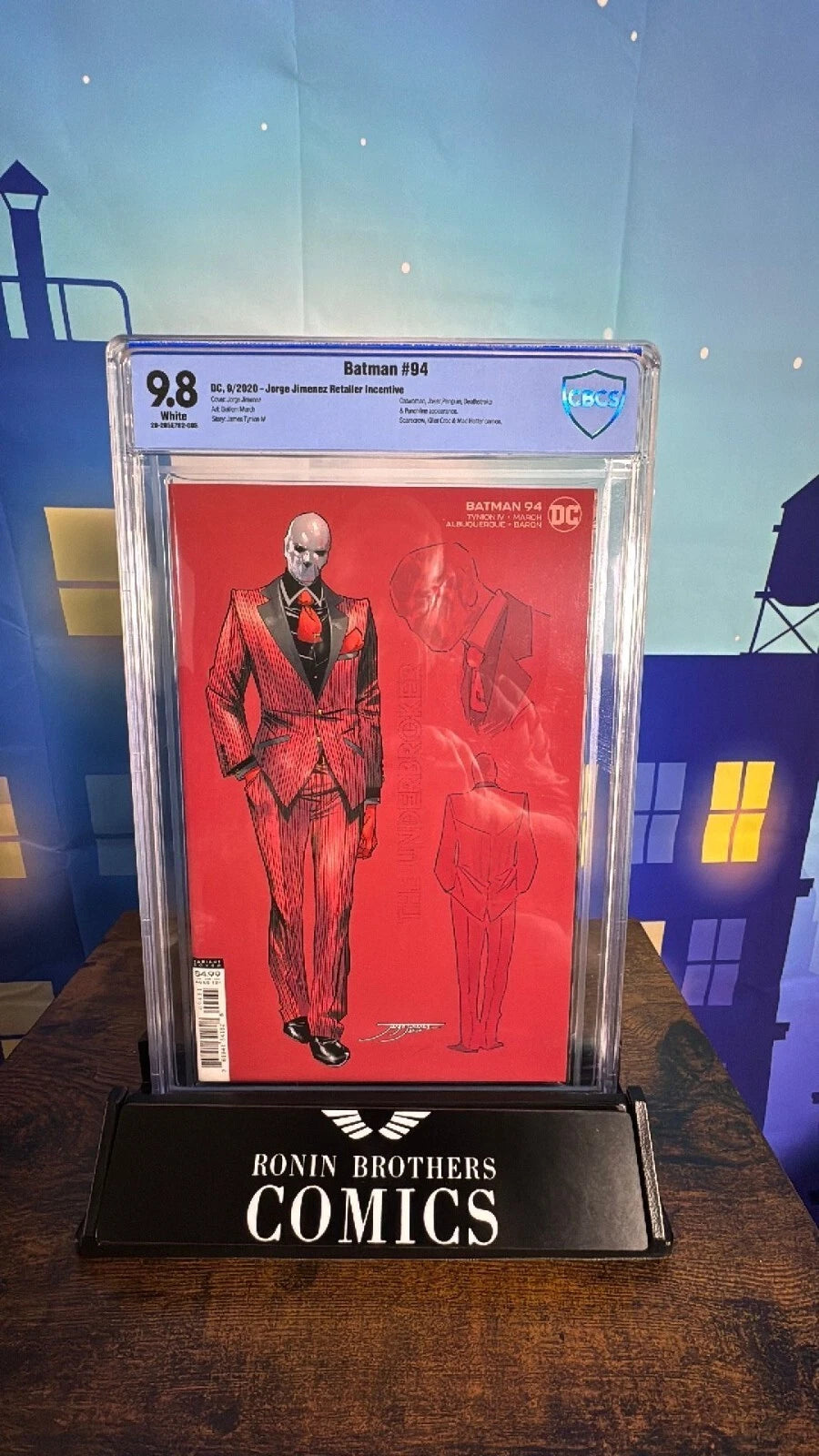Batman #94 [1:25] Jorge Jiménez Underbroker CBCS 9.8
