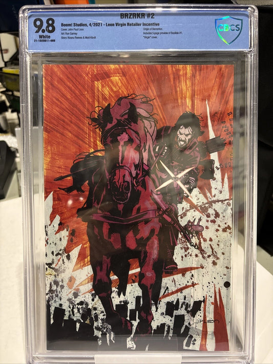 BRZRKR (Berzerker) #2 [1:100] Paul Leon Virgin CBCS 9.8