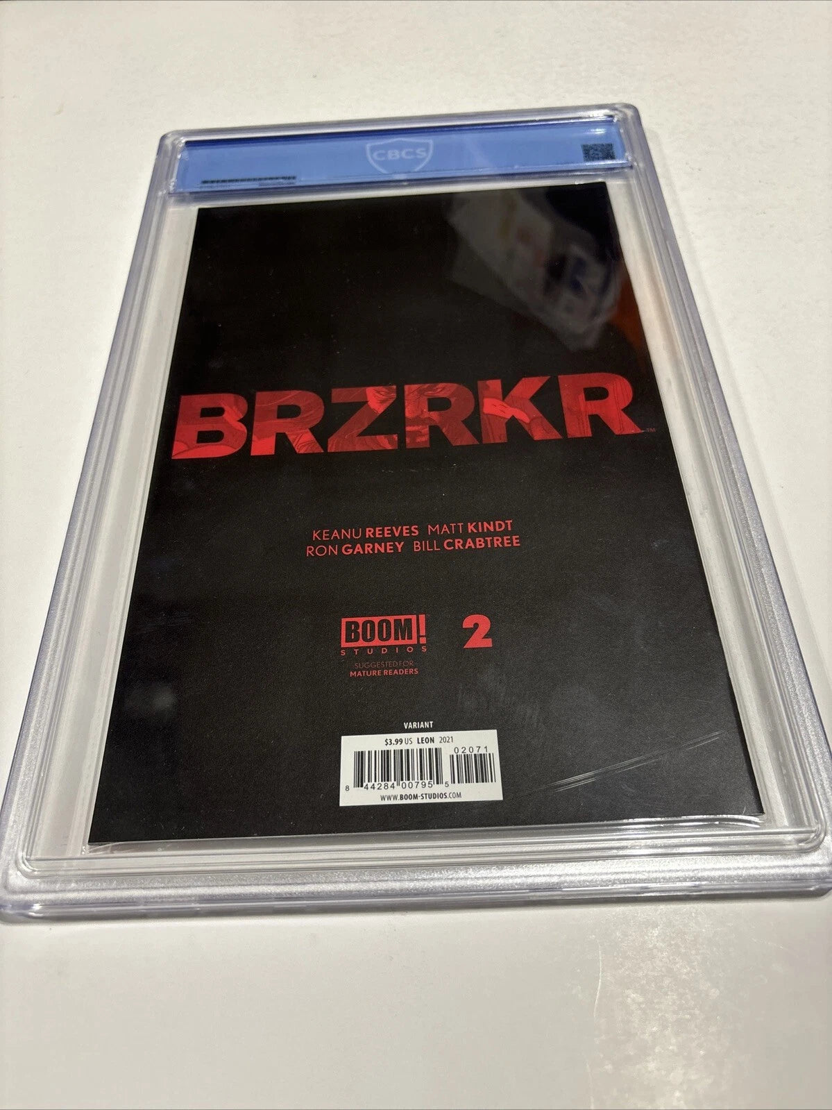 BRZRKR (Berzerker) #2 [1:100] Paul Leon Virgin CBCS 9.8