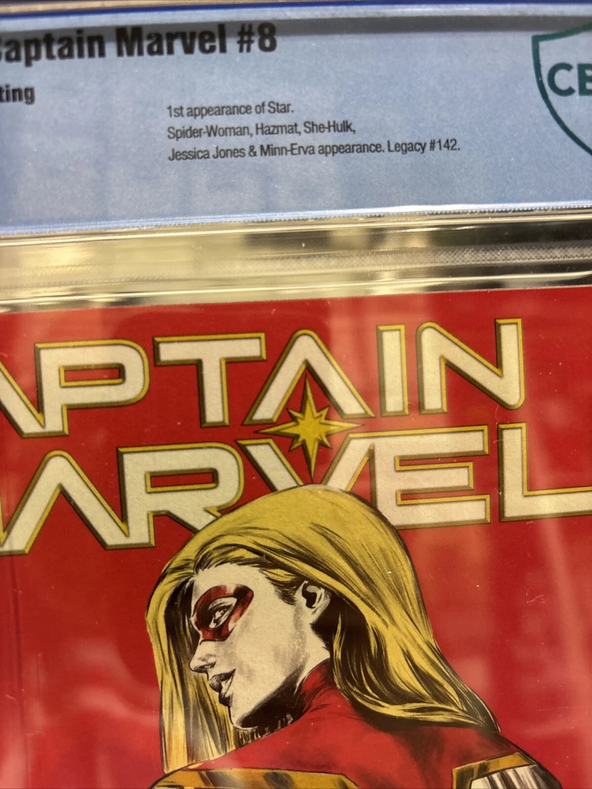 Captain Marvel #8 Carmen Carnero 3rd Print CBCS 9.8