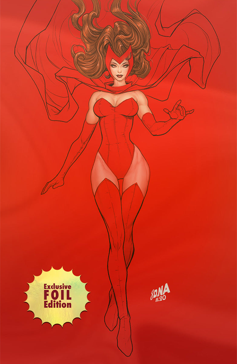 [FOIL] Scarlet Witch #4 Unknown Comics David Nakayama Exclusive Foil Virgin Color Bleed Var