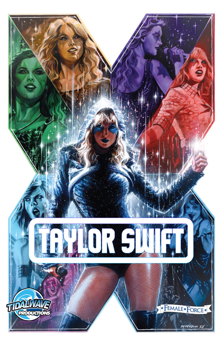 FEMALE FORCE TAYLOR SWIFT UNKNOWN COMICS STEVEN DEFENDINI EXCLUSIVE X VAR