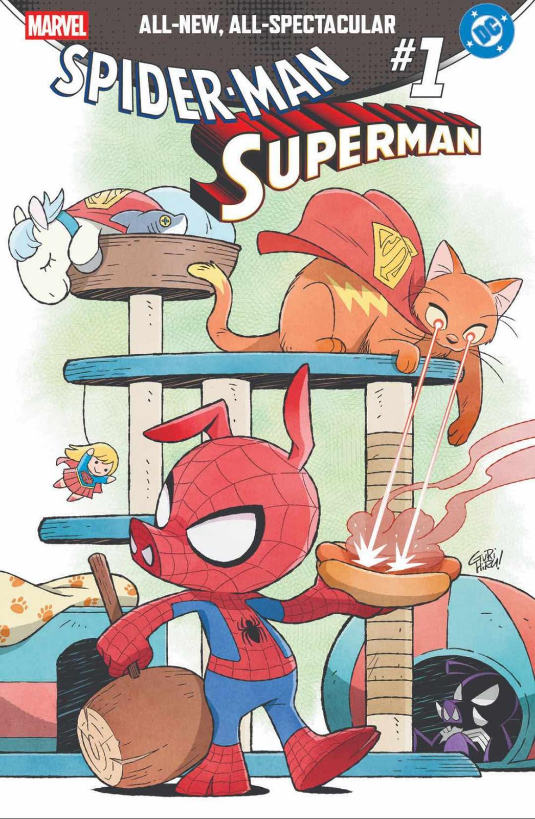 SPIDER-MAN/SUPERMAN #1 GURIHIRU EXCLUSIVE VAR