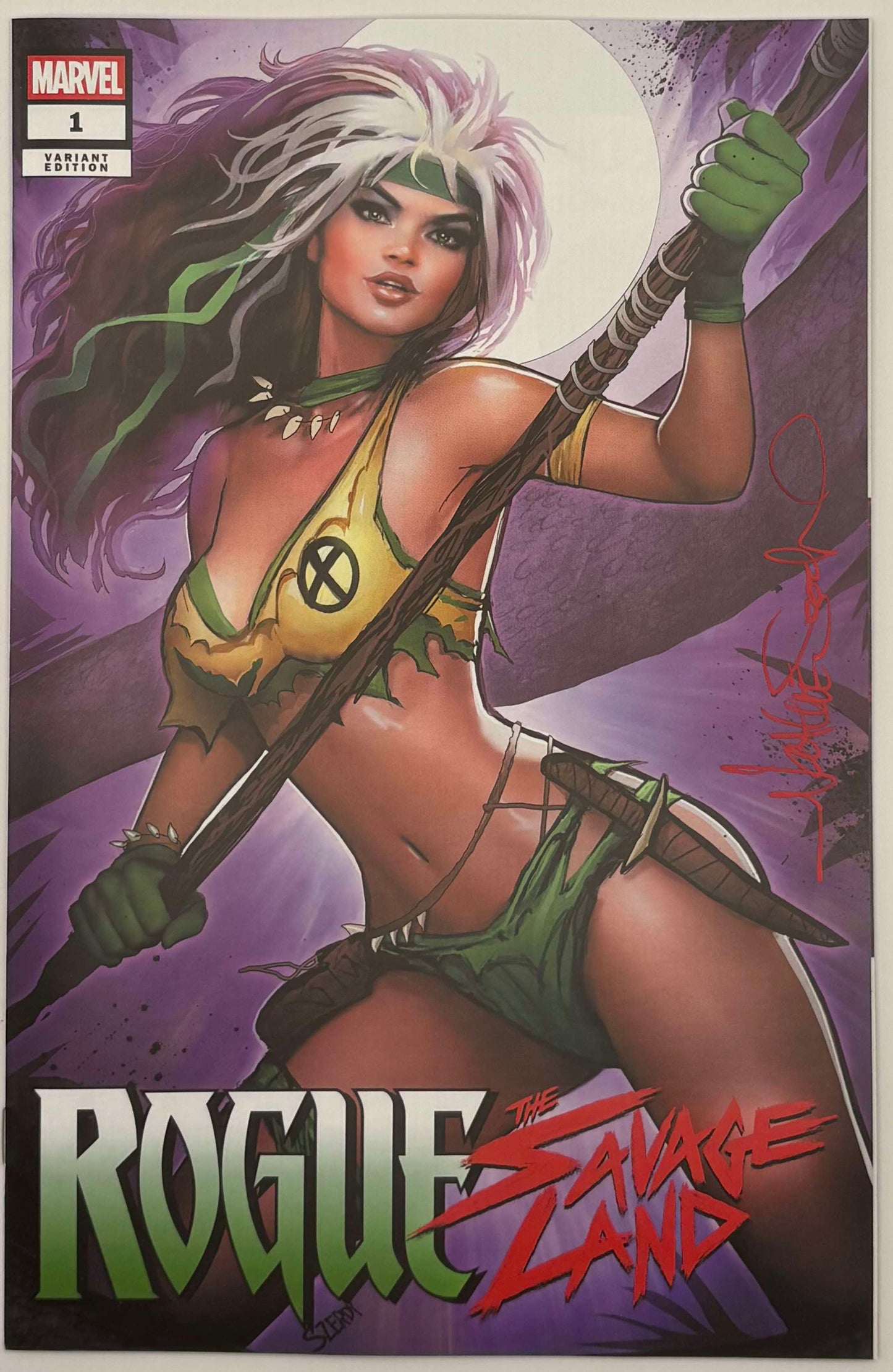 [Signed by Nathan Szerdy] Rogue: The Savage Land #1 Unknown Comics Nathan Szerdy Exclusive Var (06/2025)