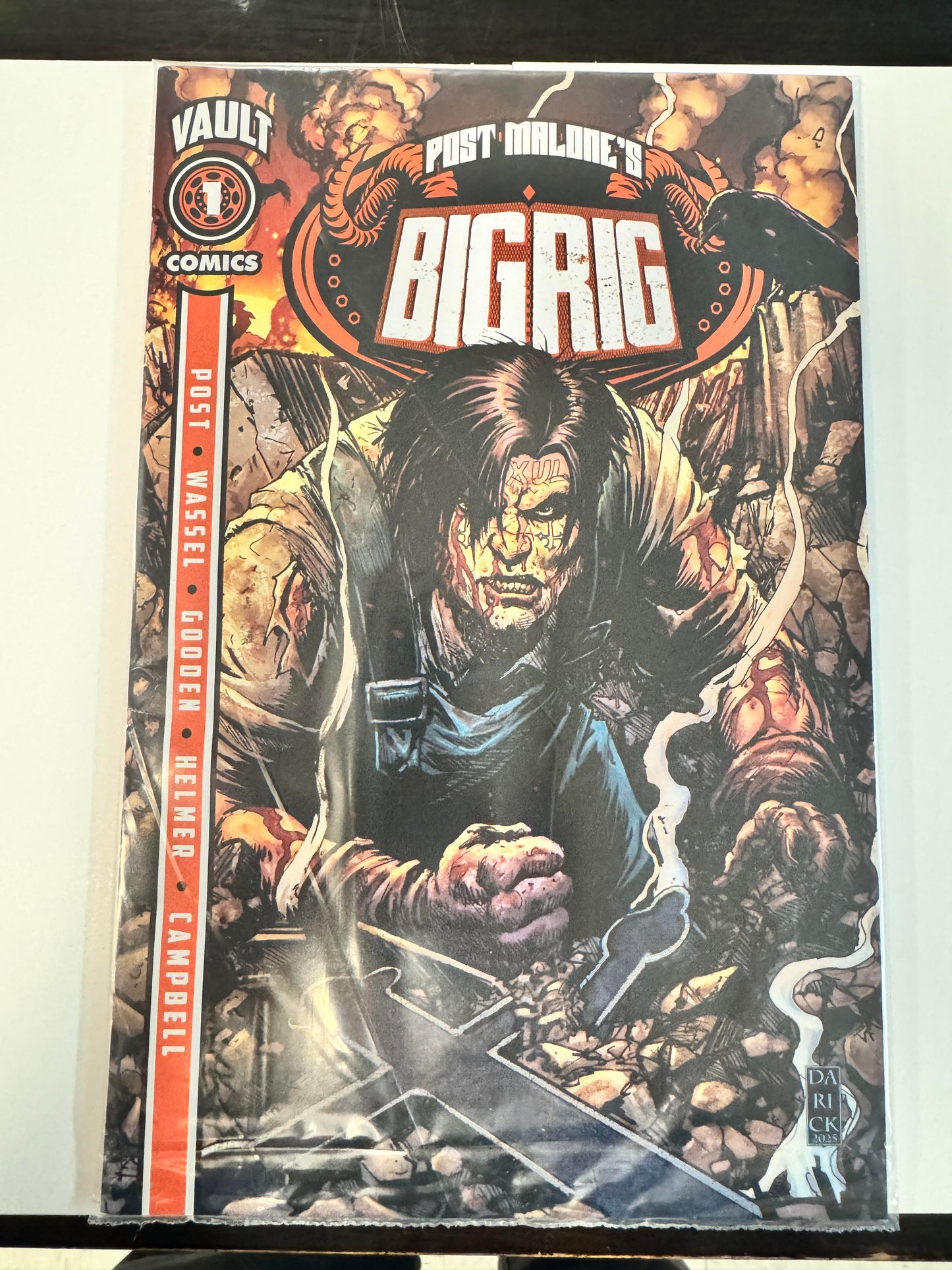 Big Rig #1 Robertson [2:25] Silver Variant | PolyBagged | Post Malone