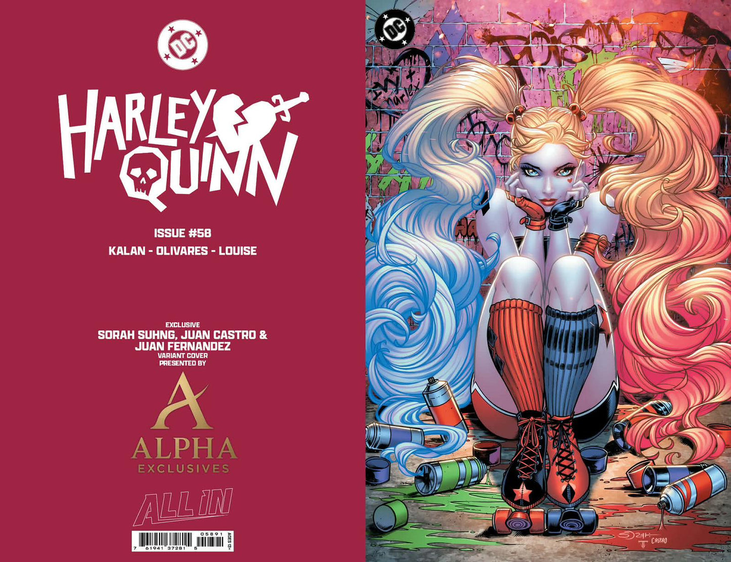 Harley Quinn #58 Sorah Suhng Exclusive Virgin Var